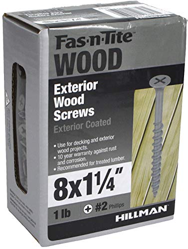 Tornillos para Madera con Epoxi Exterior Gris #8 x 1-1/4", Paquete de 181 miniatura 6