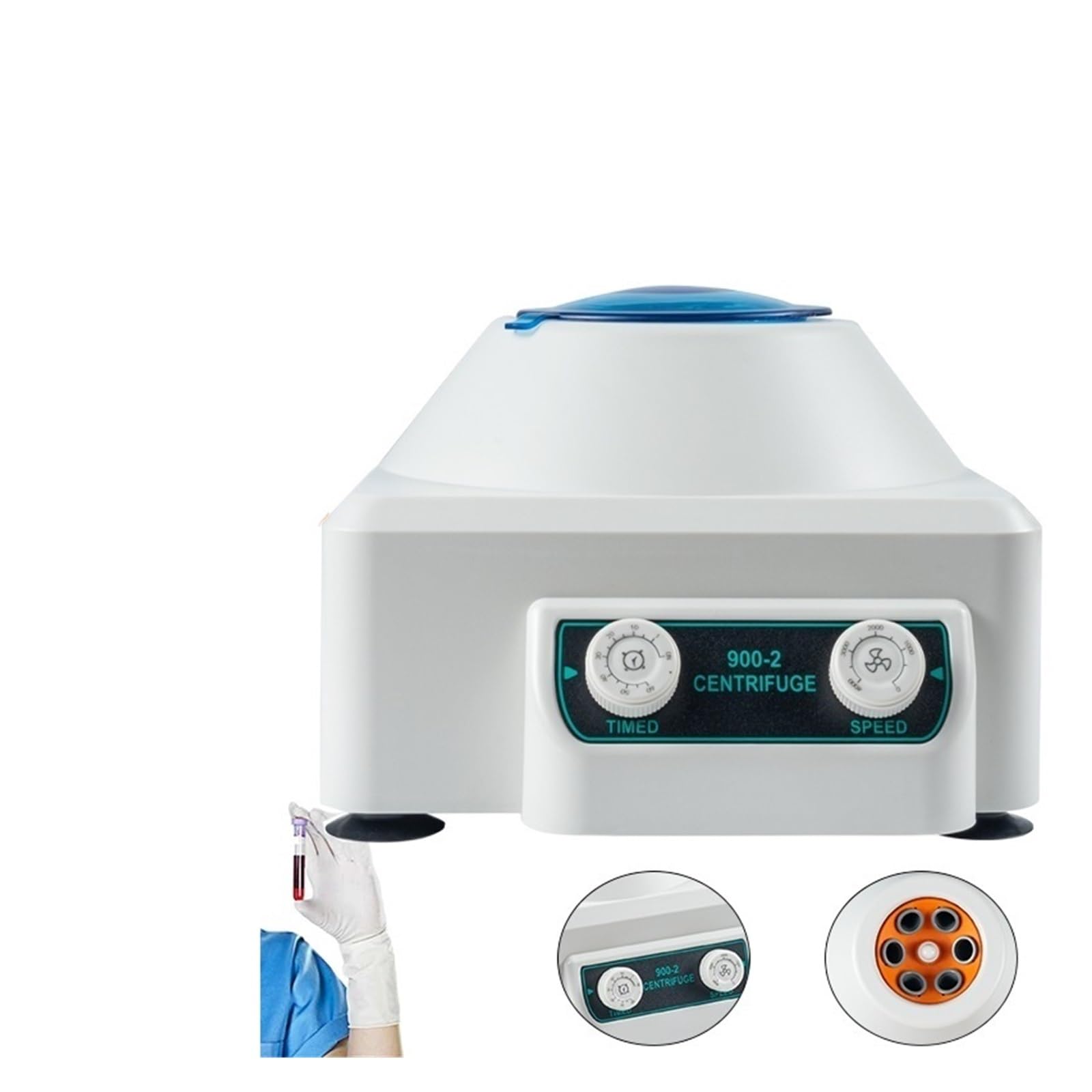 Centrifuge Machine, Laboratory Electric Centrifuge 900-2 Low Speed 4000rpm 2086xg 6 * 20ml Plasma Serum PRP PRF Separate Machine