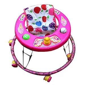Royal Toys Baby Walker with Light and Music, Adjustable Height,Rocker,Stopper,Push Handle Bar,Fun Toys and Activities for Babies and Child