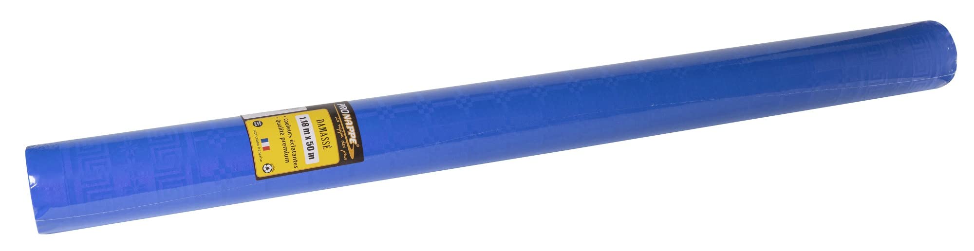 Pronappe 166 Nappes Jetables Papier Damassé Rouleau 50x1.18m Bleu marine