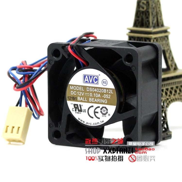 NZNYDNL AVC DS04020B12L 4020 12V 0.10A 3-wire detection ball cooling fan