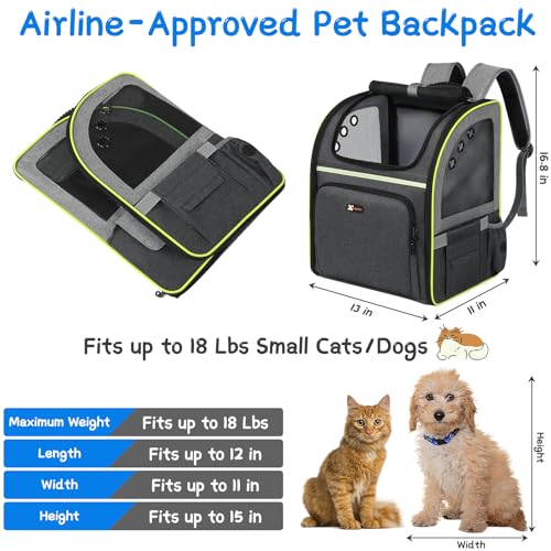Cat-Backpack-Carrier-Large-Pet-Carrier-Bag-with-Breathable-Mesh-Dog-Backpack-Carrier-for-Cats-Small-Dogs-Puppies-Portable-Pets-Bag-for-Outdoor-Travel-Hiking-Camping-Airline-Approved - Cucciolini Doodles   Cat-Backpack-Carrier-Large-Pet-Carrier-Bag-with-Breathable-Mesh-Dog-Backpack-Carrier-for-Cats-Small-Dogs-Puppies-Portable-Pets-Bag-for-Outdoor-Travel-Hiking-Camping-Airline-Approved