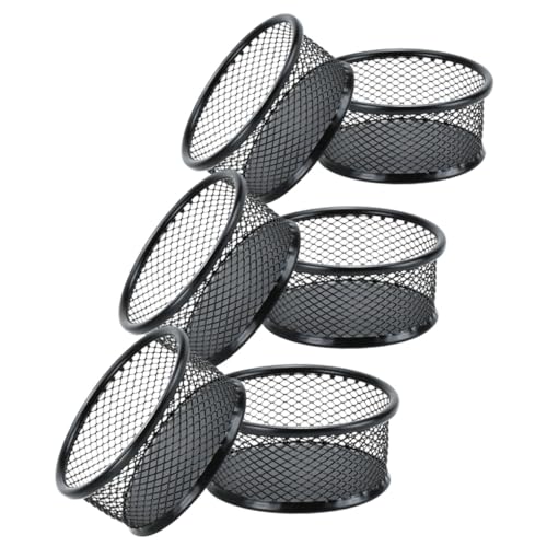 BCOATH 6pcs Mesh Paperclip Holders for Desk Storage Paperclip Containers Versatile Clip Organizer for Office Supplies Simple Design Easy to Use Convenient Storage