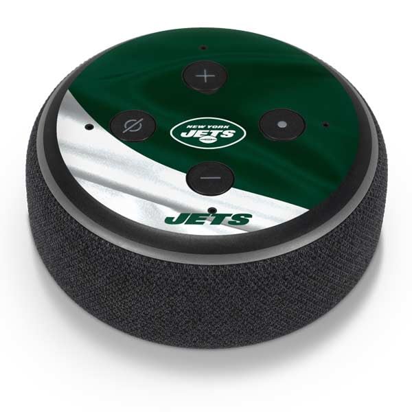 Skinit Decal Audio Skin Compatible with Amazon Echo Dot 3 - Officially Licensed NFL New York Jets Design