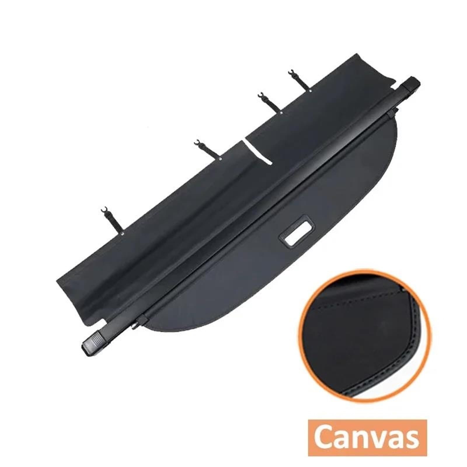 Genérico Cortina Maletero Trasero Coche para Toyota para RAV4 para RAV 4 XA40 MK4 2013~2018 Tablero Divisorio Almacenamiento Equipaje Cubierta Carga Cubierta Carga Retráctil Maletero Coche(Canvas)