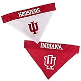 Pets First Collegiate Pet Accessories, Reversible Bandana, Indiana Hoosiers Size XX-Large