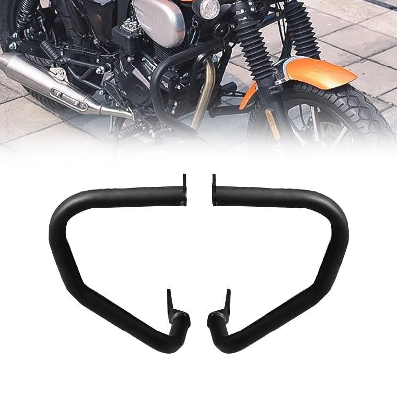 Pare-chocs de moto Cyclone RA 2 cadre protection rétro noir - 2