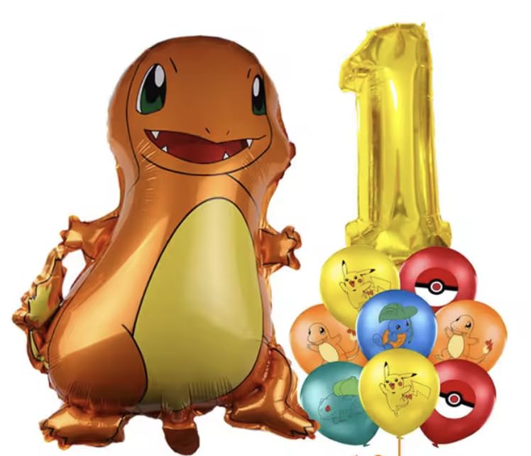Pokémon Number/Numerical Balloons | 15+ Years | Charmander | One — image 1