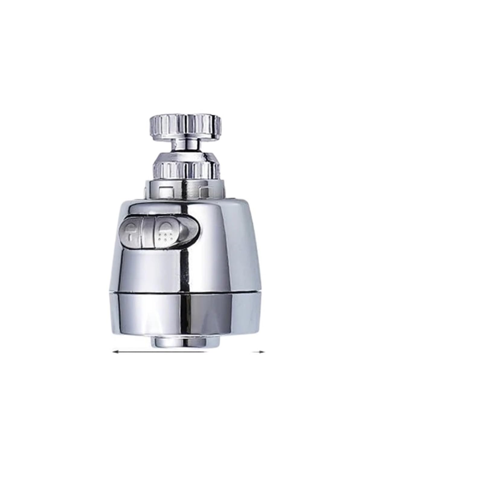 Goxqit One Color 2 Pcs 360 Degree Adjustment Kitchen Faucet Extension Tube Water Saving Nozzle Filter Home Bathroom Gadgets Accessories For Kitchen Basin(7.5 * 5.5Cm)