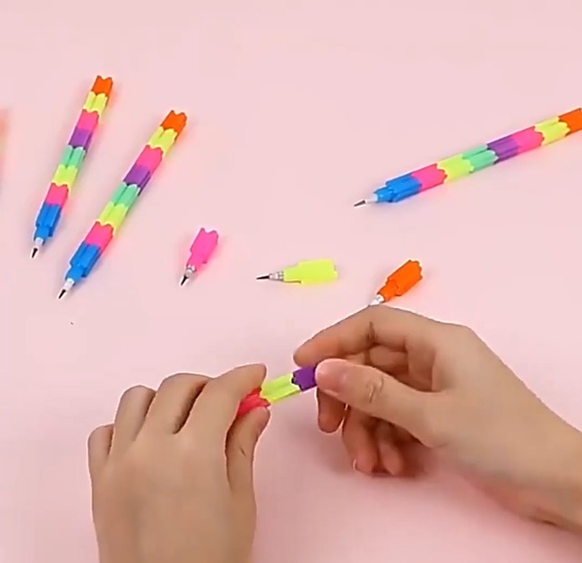 Amazon | fogman ロケット鉛筆 カラフル えんぴつ 景品 プレゼント