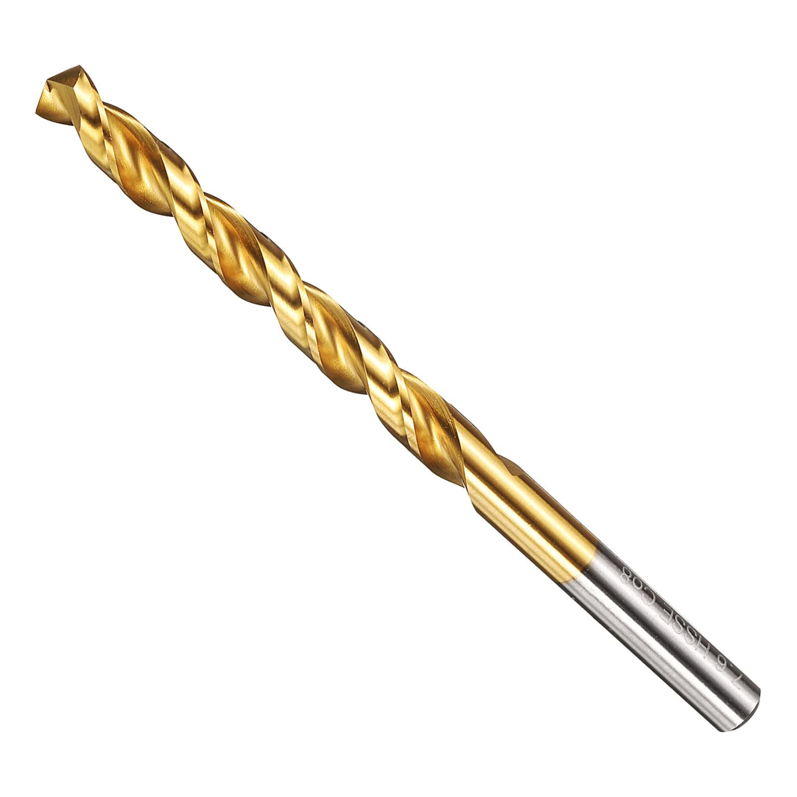 PATIKIL 2mm Drill Bit, M42 8% Cobalt High-Speed Steel Jobber Straight Shank 135° Titanium Nitride (TiN) Coated for Hard Metal Stainless Steel - 6 Pack — image 1