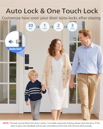 Philips Keypad Front Door Lock Set, Smart Deadbolt with 2 Lever Handle - image 5