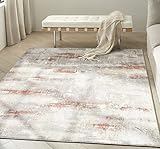 Picture of Calvin Klein CK950 Rush Ivory Multicolor 8' x 10' Area Rug - Easy Clean, Non Shedding, Bed Room, Living Room, Dining Room, Kitchen (8' x 10')