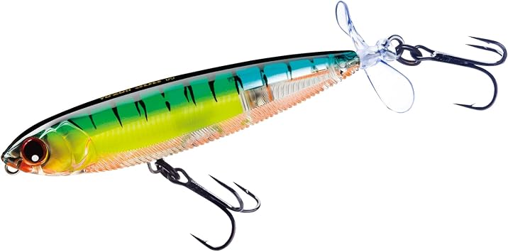 Yo-Zuri 3DB Prop Floating Lure, Prism Shad, 3 1/2-Inch