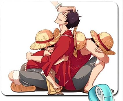 Anime One Piece Ace Luffy Monkey D Luffy 1024 X 780 Papier Peint Mouse Pad Computer Mousepad Amazon Fr Informatique