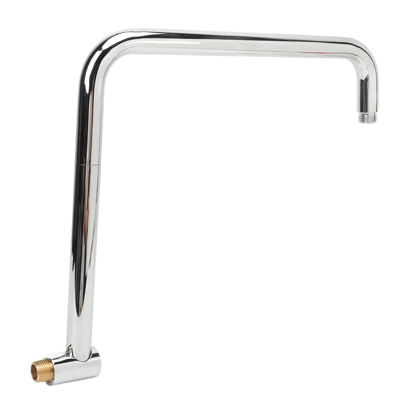 Extensión de cabezal de ducha con brazo giratorio de acero inoxidable en forma de S (Electroplated)