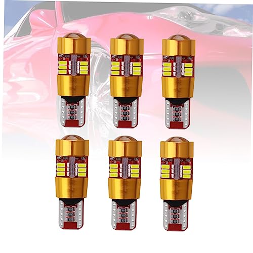 BUGUUYO 6Pcs 27 LED Luz Da Placa De Licença Lâmpadas LED Lâmpadas Automotivas Lâmpada LED Carro Afte