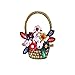 Broche de forma de cesta de flores Vintage Broches coloridos para las mujeres Abrigo de moda Pbrooches Populares pequeños regalos de aleación de planta Tratamiento inteligente