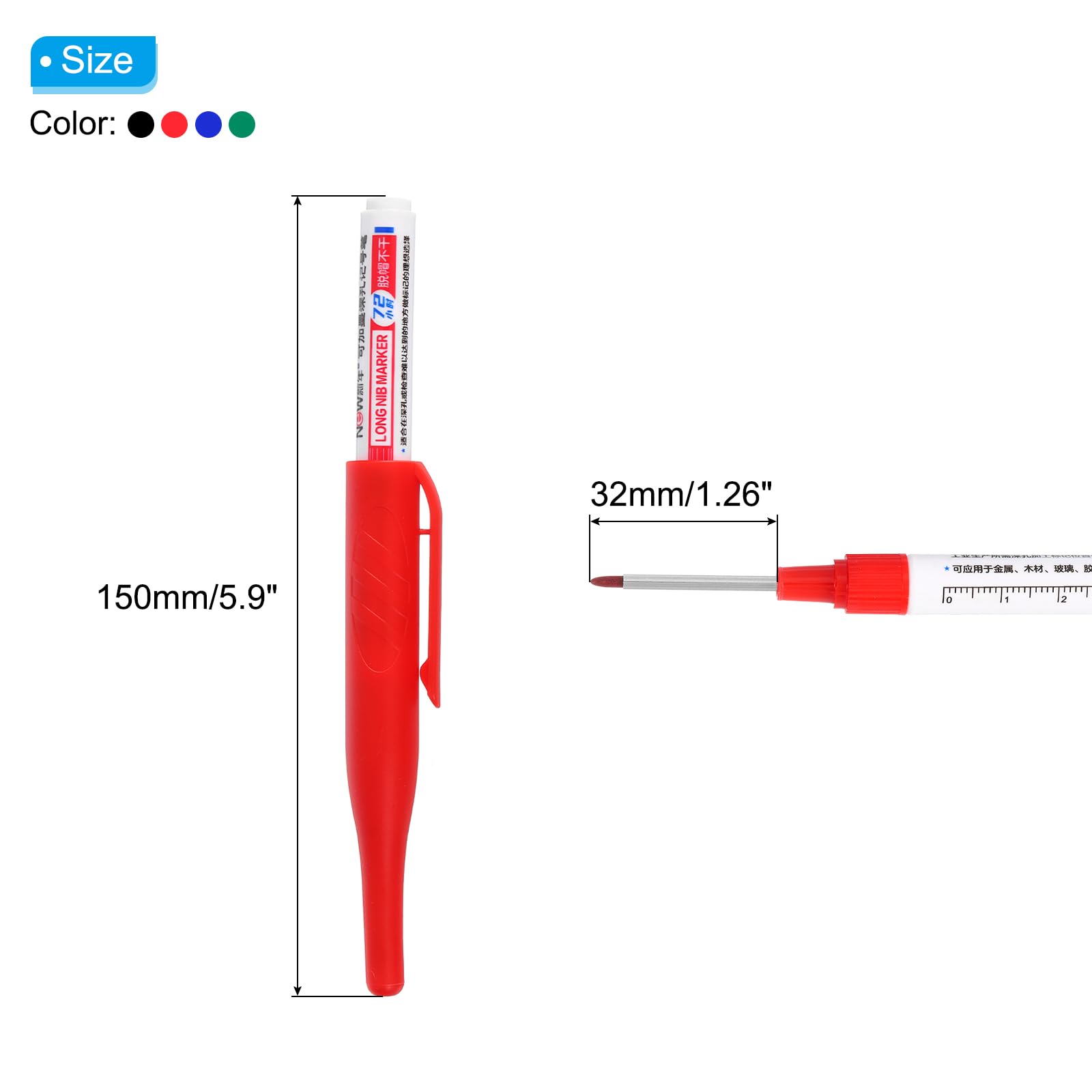 PATIKIL Deep Hole Marker Pens - Image 2