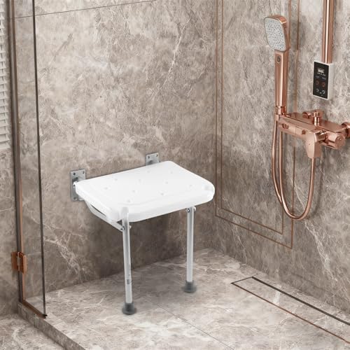Tabouret de douche pliable supportant 100kg avec fixation stable