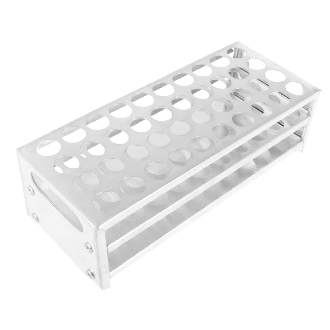 Garneck Tray Holder Laboratory Rack Holder for Test Rack for Test Test Organizer Test Rack Silver