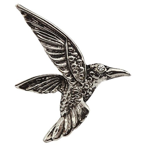 tripin Lapel Pin For Men Suit Unisex Brass Classic Eagle Shape Brooches Party French Cuff Shirts Shirt Suit Blazer In A Box (Silver) Tscpsil1766-picture-11
