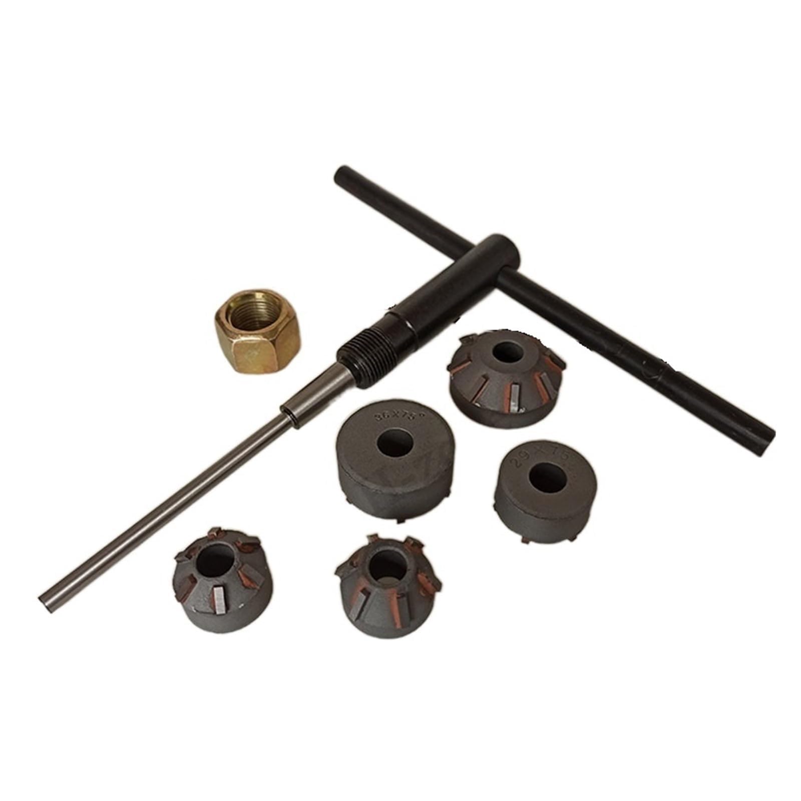 Herramientas De Carburo De Diamante para Asientos De Válvulas (22-38 Mm, 31 Unidades), con Caja De Almacenamiento, para Reparación De Automóviles Y Camiones De Diversas Marcas,31pcs