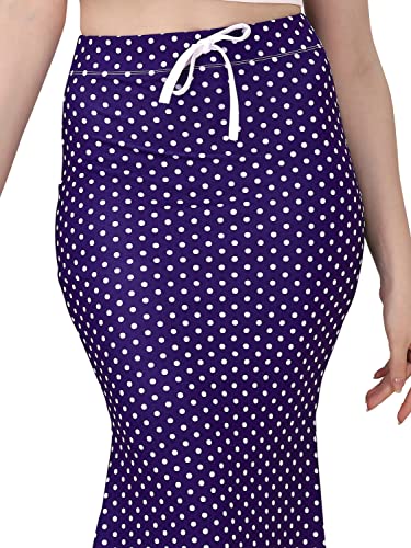 Image of Mehrang Lycra Saree Shapewear Petticoat for Women, Cotton Blended,Petticoat,Skirts for Women,Shape Wear Dress for Saree