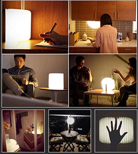 Meeyo Folding Book Lamp Wooden, Book Light, Usb Rechargable Book Shaped Light ,3 Colors Led Table Lamp For Decor, Magnetic Design, Environmentally Material #TOP3