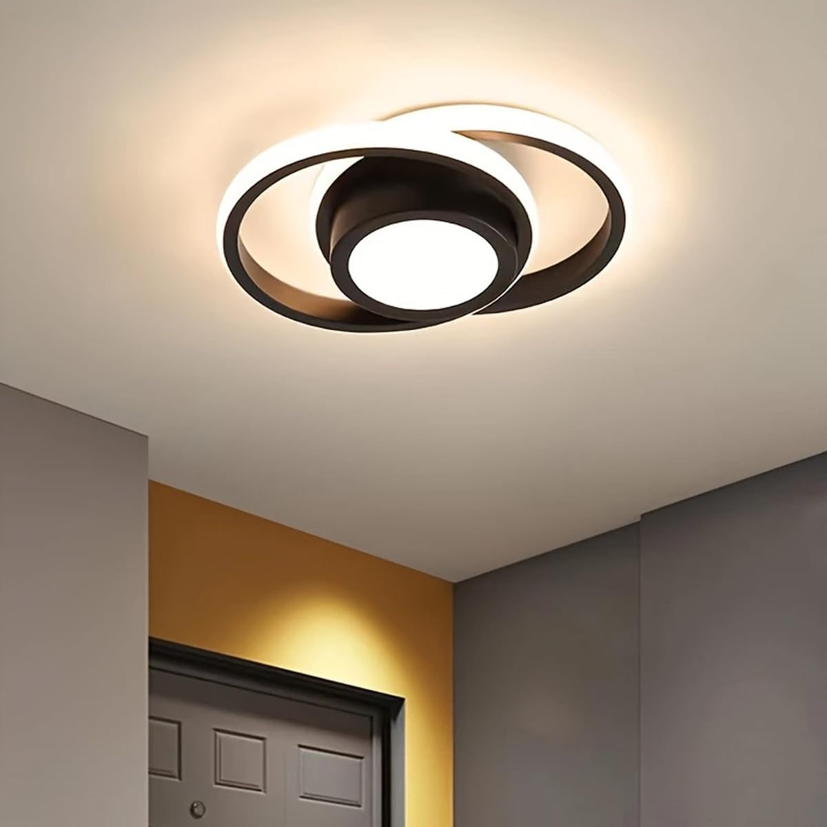 proton plus Smart LED Ceiling Light – Dimmable Surface Panel Light | Modern Round Ceiling Lamp for Living Room, Bedroom, Kitchen & Office | Energy Efficient Ambient Lighting (c-805)