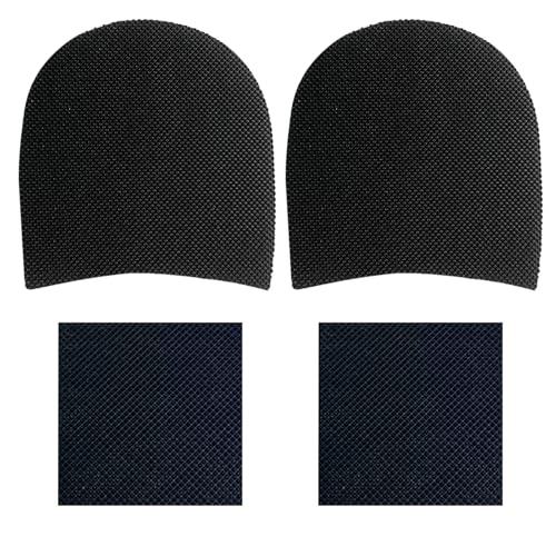 CELLIFEZY Shoe Repair Rubber Heels- 2 Types Boot Heel Replacement Cuttable High Heels Patch Black Heels Caps Boot Replacement Shoe Repair Non-slip Heel Protectors