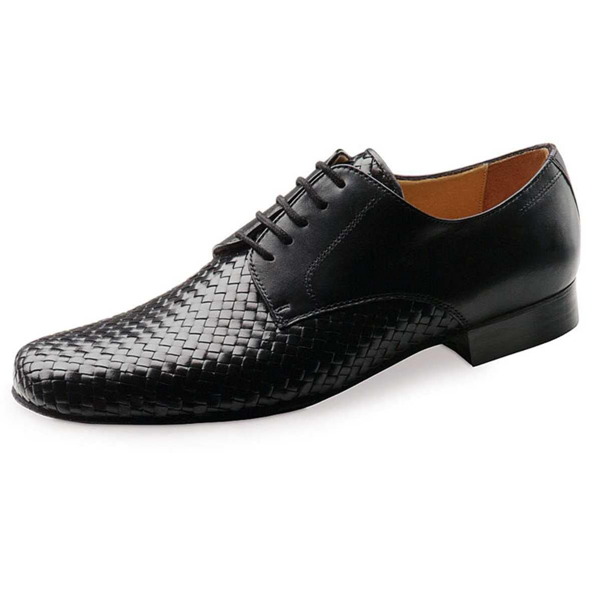 Werner Kern Uomini Scarpe da Ballo 28018 - Pelle Nero - 2 cm Ballroom