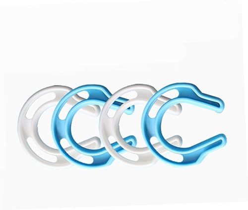 Miniatura 7 de HEMOTON Paquete de 4 tapones de puerta a prueba de niños, clips de seguridad, protectores de cerraduras de puerta de plástico para niños