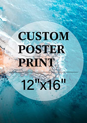 jenesaisquoi Upload Your Photo Image Custom Personalized Photo to Poster Printing Home Decor Wall Art Prints (Unframed, 12
