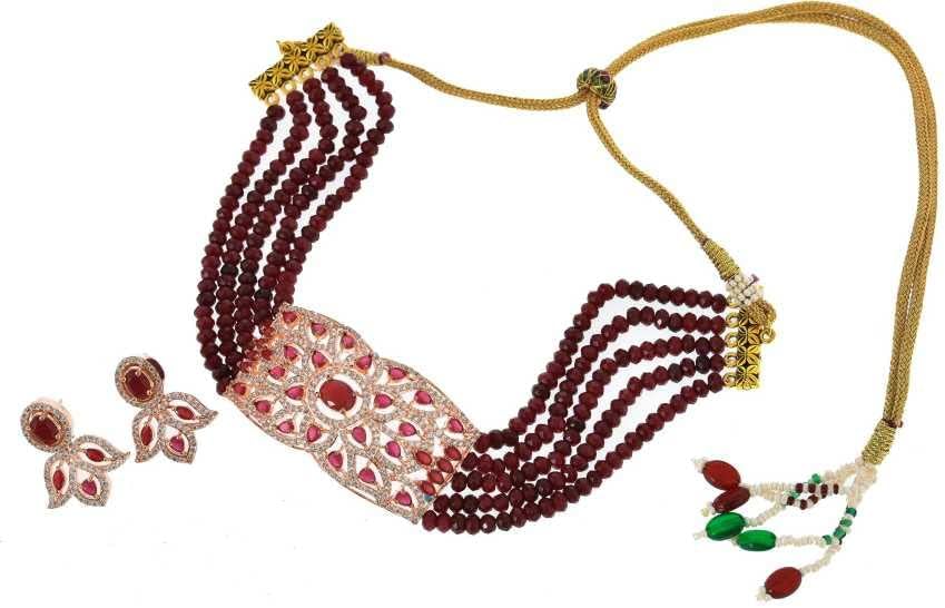 GenericBrass Jewel Set (Red, Gold)