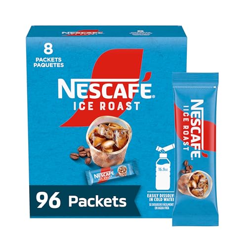 NESCAFÉ Ice Roast, Instant Iced Coffee, 96 Packets
