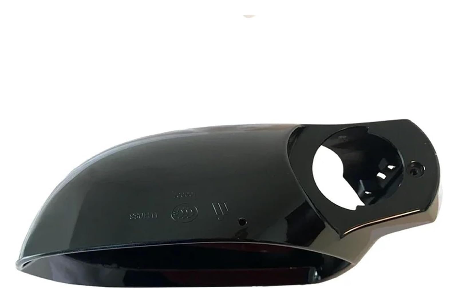 Boîtier Rétroviseur Coque Pour Mitsubishi Pour Outlander 2013-2018 Garniture Contour Verre Remplacement Support De Cadre Noir Brillant(Right side RH)
