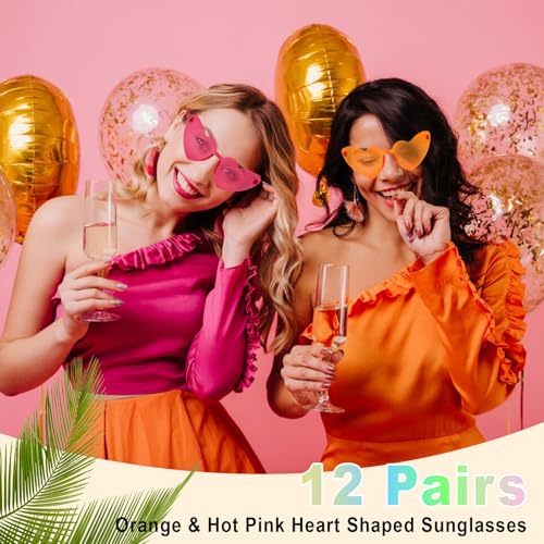 Image of Heart Sunglasses 12 /18 /24 Pcs Heart Shaped Glasses for Women Cute Funny Party Glasses Party Favors Accessories