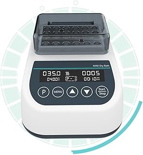 Electric Centrifuge Machine Portable Mini Thermostatic Dry Bath Incubator Lab Heater with Heating Block for 0.2/0.5/1.5/2ml Centrifuge Tu for Lab School Research (Color : MDB-C (1.5mlx15), Size : On