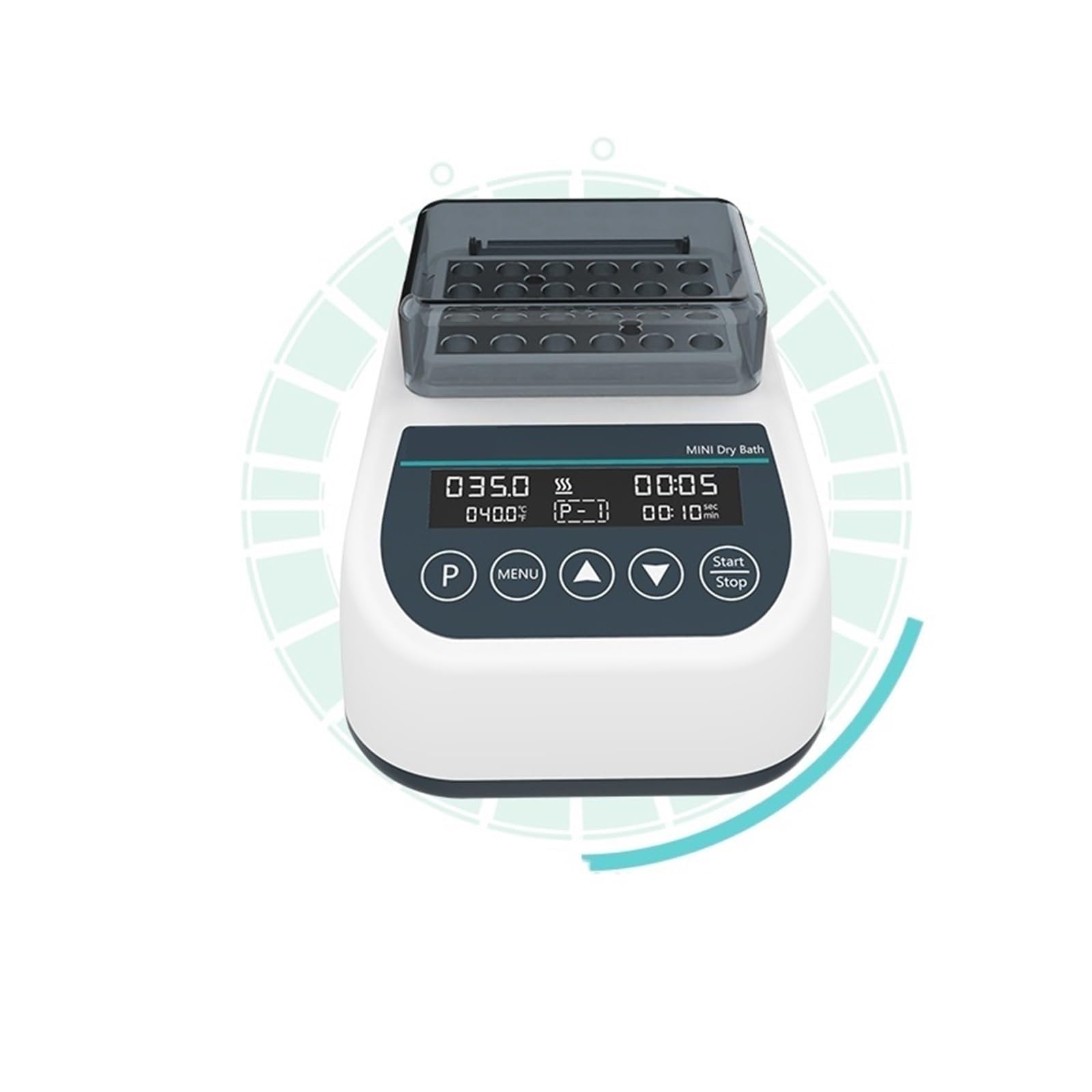 Centrifuge Machine, Portable Mini Thermostatic Dry Bath Incubator Lab Heater with Heating Block for 0.2/0.5/1.5/2ml Centrifuge Tu(MDB (1.5mlx15))