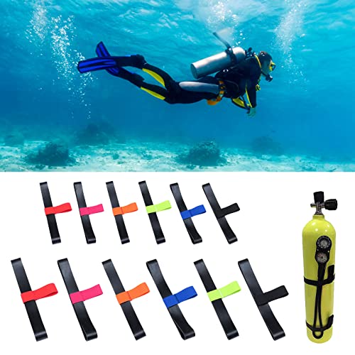 6/12L Elastic Rubber Tanks Hose Retainer Band Diving Snorkeling Stage Tanks Cylinder Bottle Hose Retainer Band