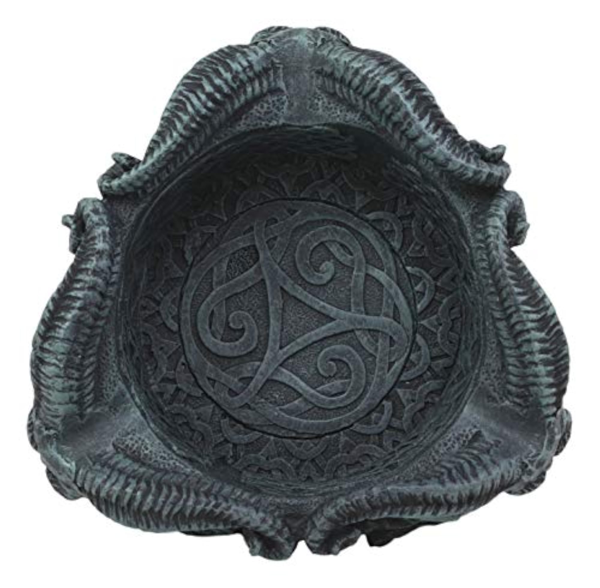 Greek God Pan Cigarette Ashtray with Celtic Knotwork, Gift