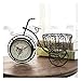 Réveil De Chevet Petite horloge de table décorative Accueil Art Art à trois roues Table de bicyclette Horloge de jardin Salon Salon double face Table silenciée horloge cadeau ornements Réveil De Voyag