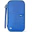 VanFn RFID Blocking Travel Passport Wallet - Family Document Organizer With Neck Strap (Rose Red) - View #7