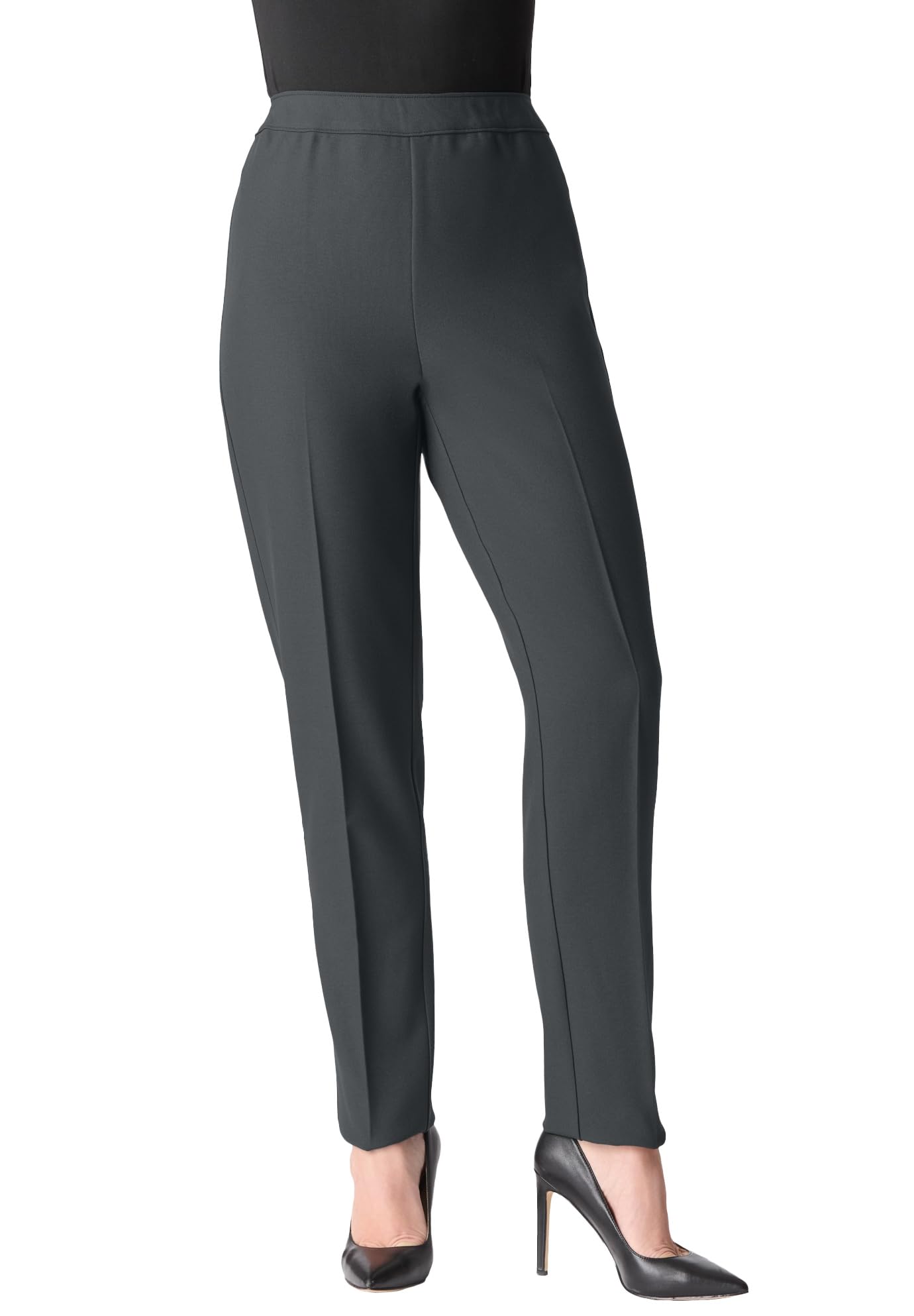 Roamans Womens Plus Size Classic Bend Over Pant