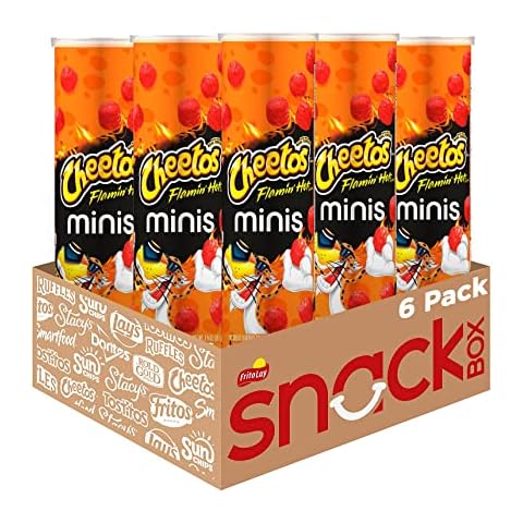 Cheetos Minis Canisters, Flamin' Hot, 3.625 Ounce (Pack of 6) Cover