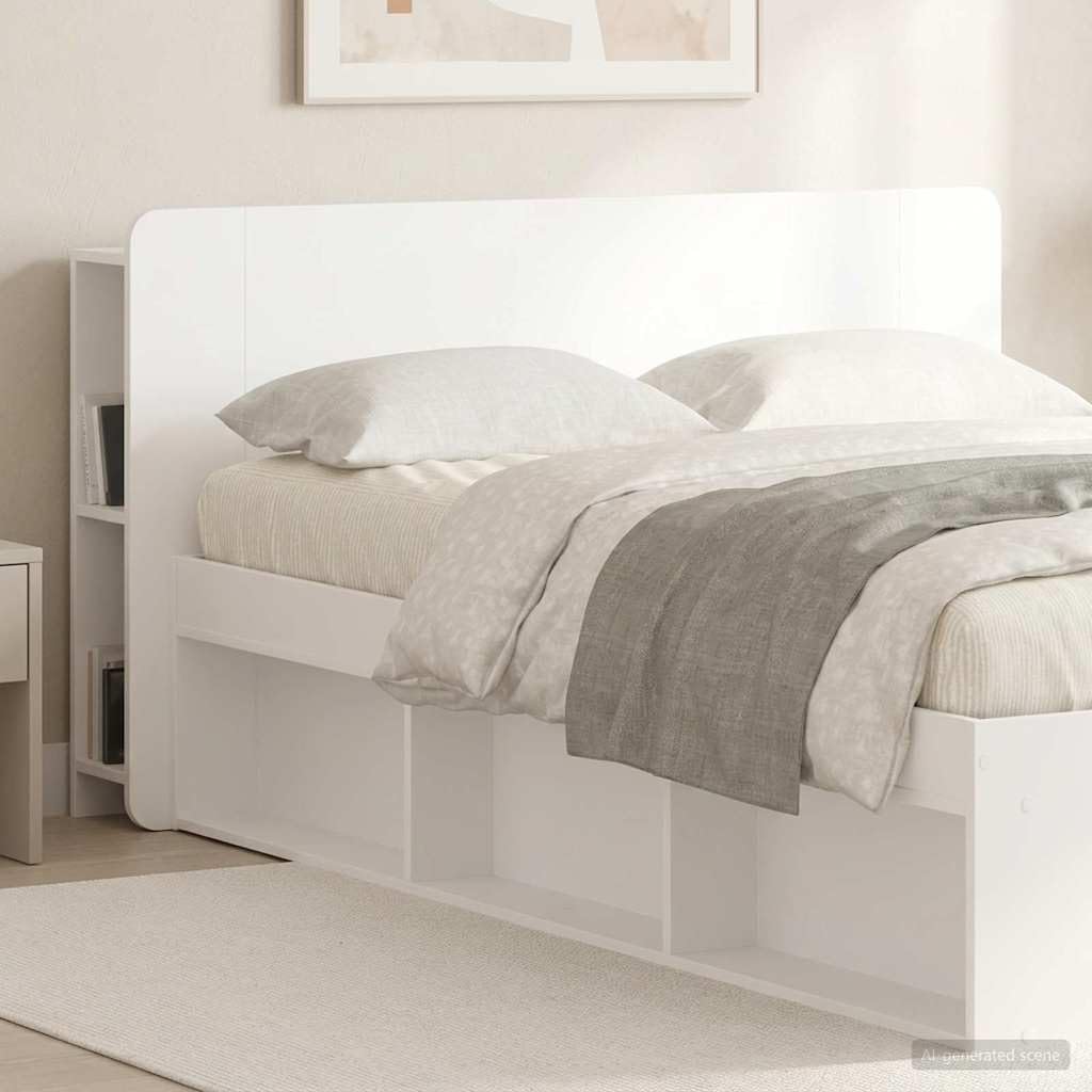 vidaXL Cabecero con Armario 135 x 18,5 x 80 cm Madera de ingeniería