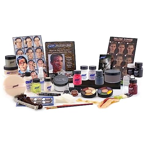 Graftobian Special FX Trauma Pro SFX Makeup Kit - Professional Makeup Kit for Halloween, Cosplay, and Movie, Easy-to-use Cosmetics Collection Set for Beginners, Complete Special Effects Makeup Kit Cover