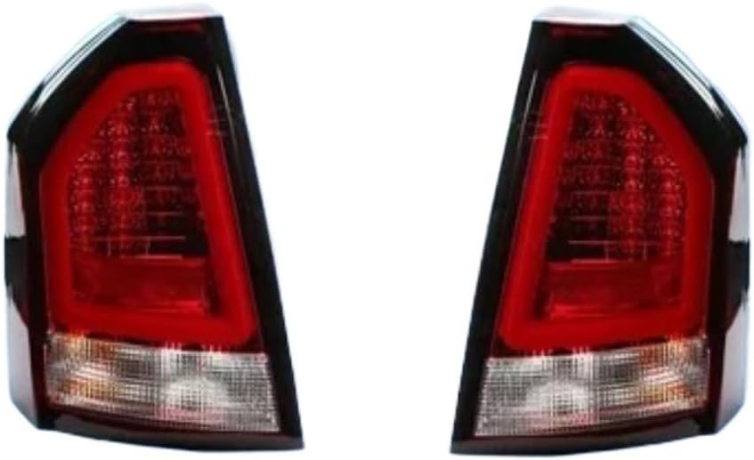 Car Trailer Light Lamp Compatible with Chrysler 300C 2005-2010 Rear Light Assembly Upgrade Car Dynamic LED Taillights Accessories