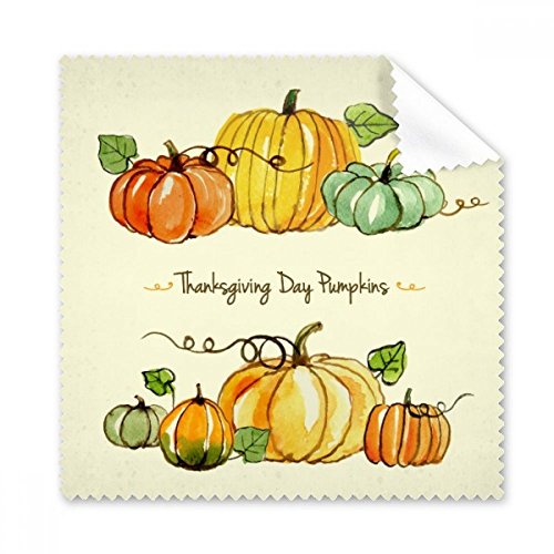 Chiffon de nettoyage anti-traces pumpkin Thanksgiving pour éliminer le sébum des verres et écrans